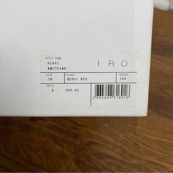 IRO Fawn Bootie in Red - Picture 11 of 11